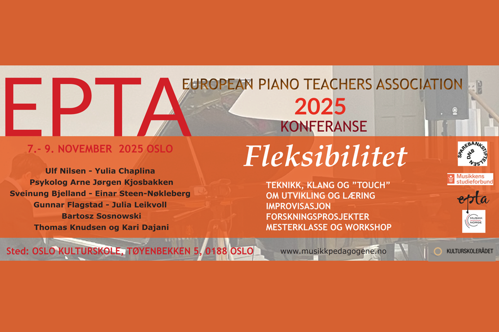Flyer for EPTA-konferansen 2025.
